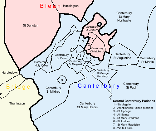 Canterbury map