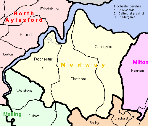 Medway map