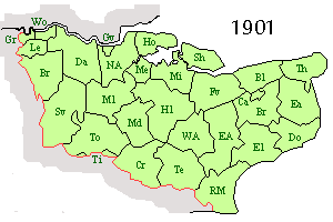 1901 map