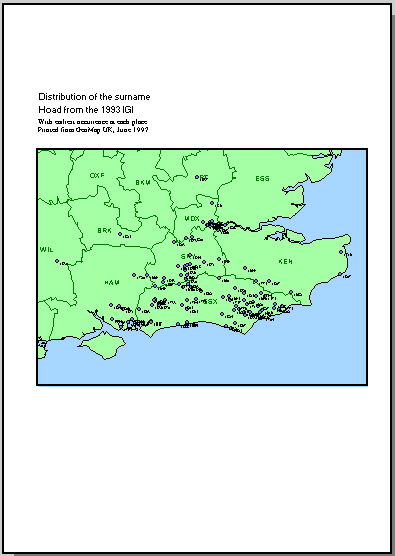 Hoad map